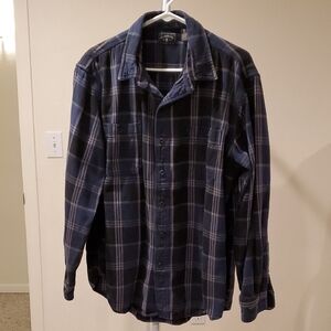 G.H.Bass & Company Blue Plaid Flannel Shirt